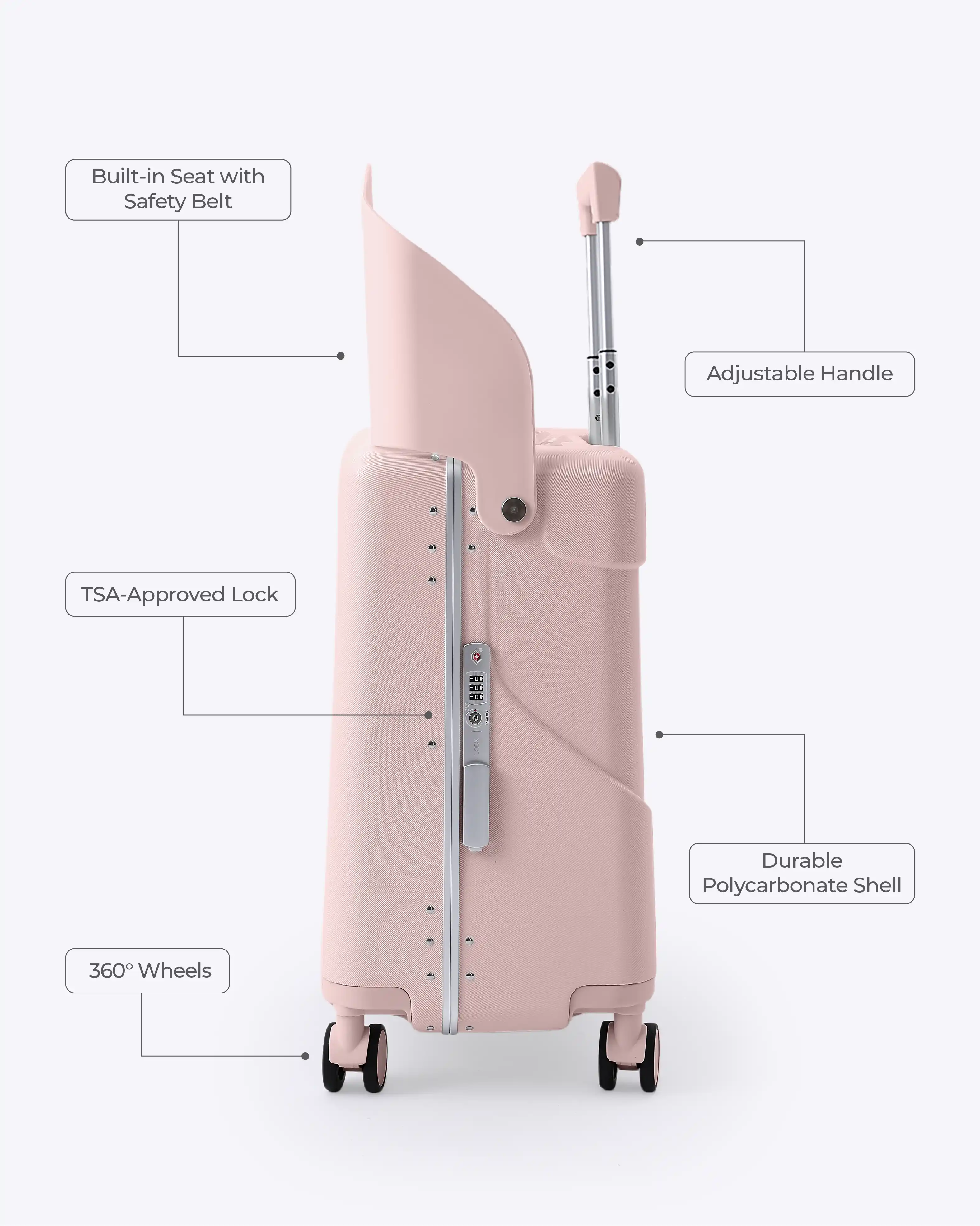 Carry on Luggage with Seat - Image 37