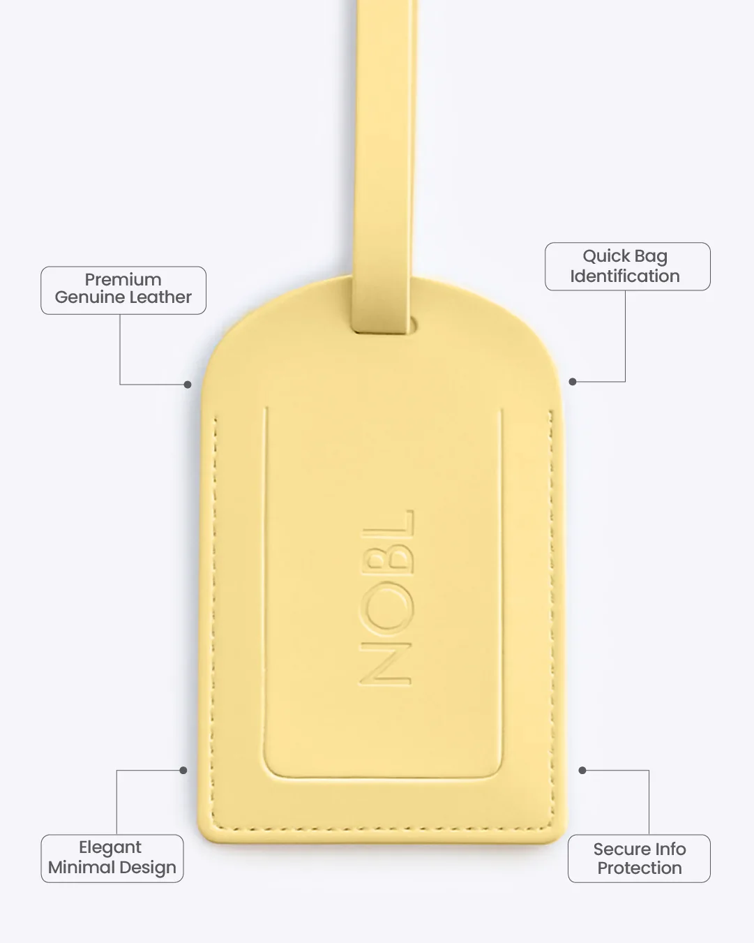 Leather Luggage Tag - Image 100