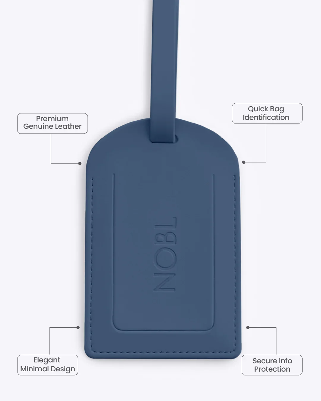 Leather Luggage Tag - Image 108