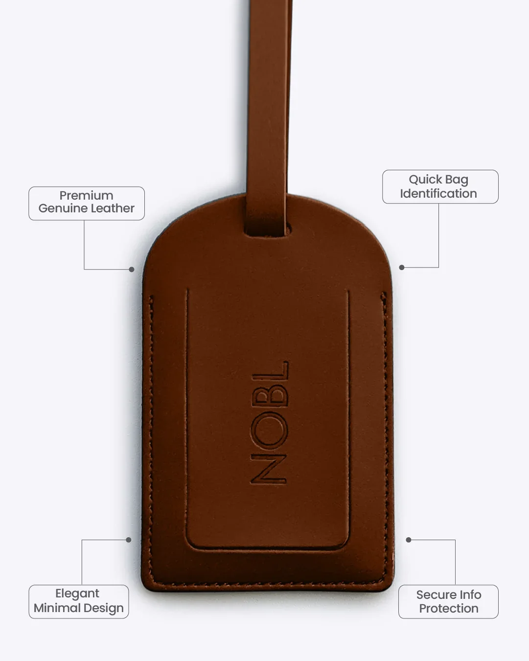 Leather Luggage Tag - Image 12