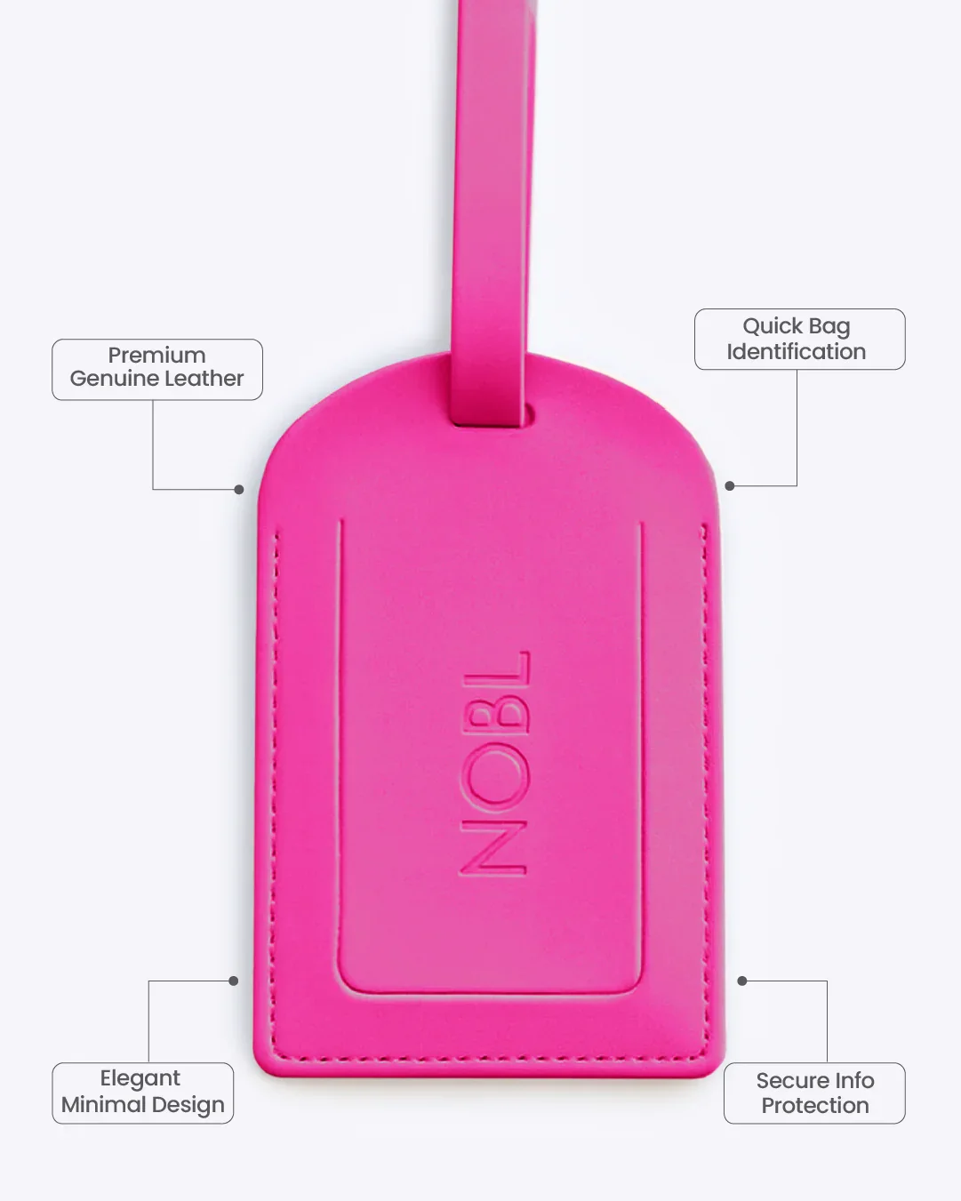 Leather Luggage Tag - Image 44