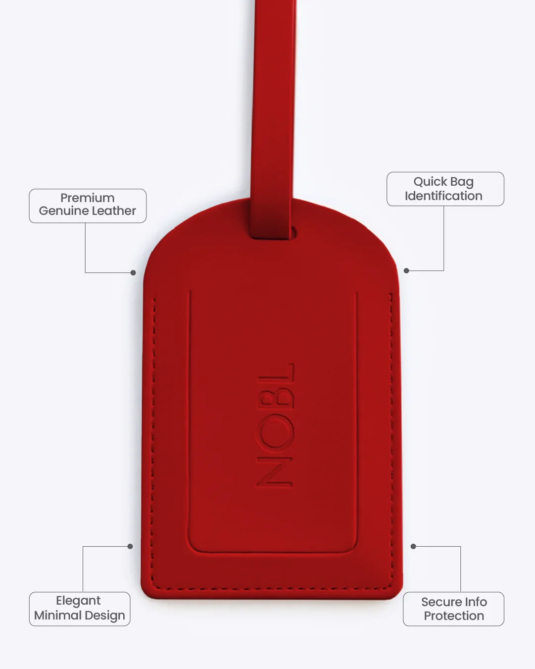 Leather Luggage Tag - Image 60