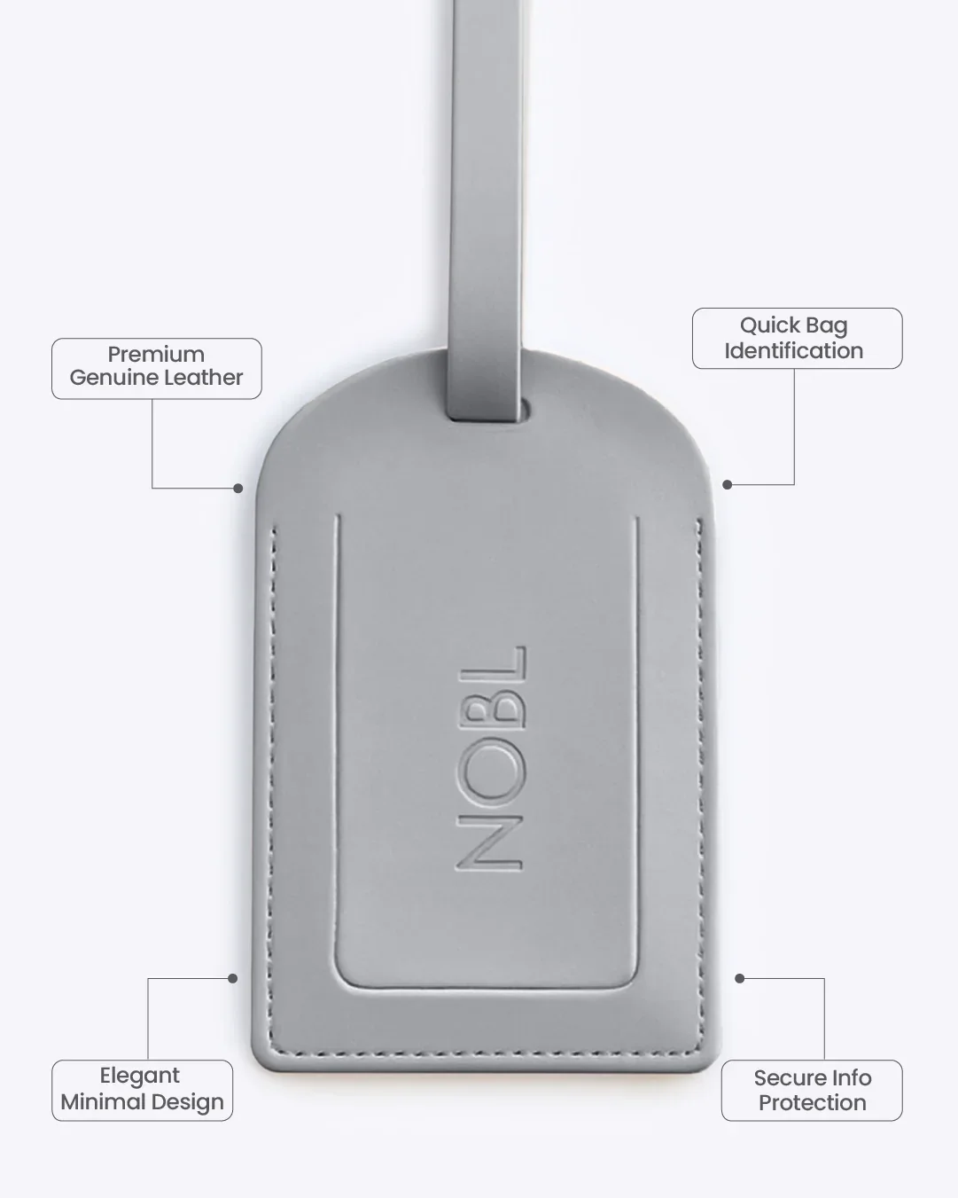 Leather Luggage Tag - Image 68
