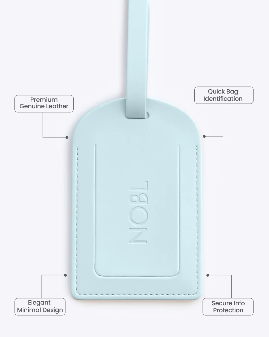 Leather Luggage Tag - Image 76