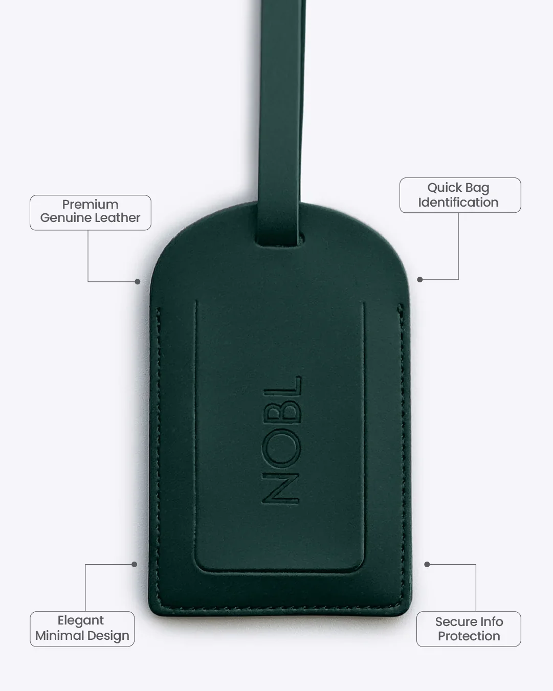 Leather Luggage Tag - Image 84
