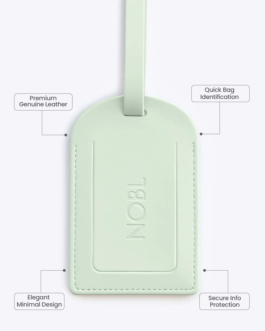 Leather Luggage Tag - Image 92