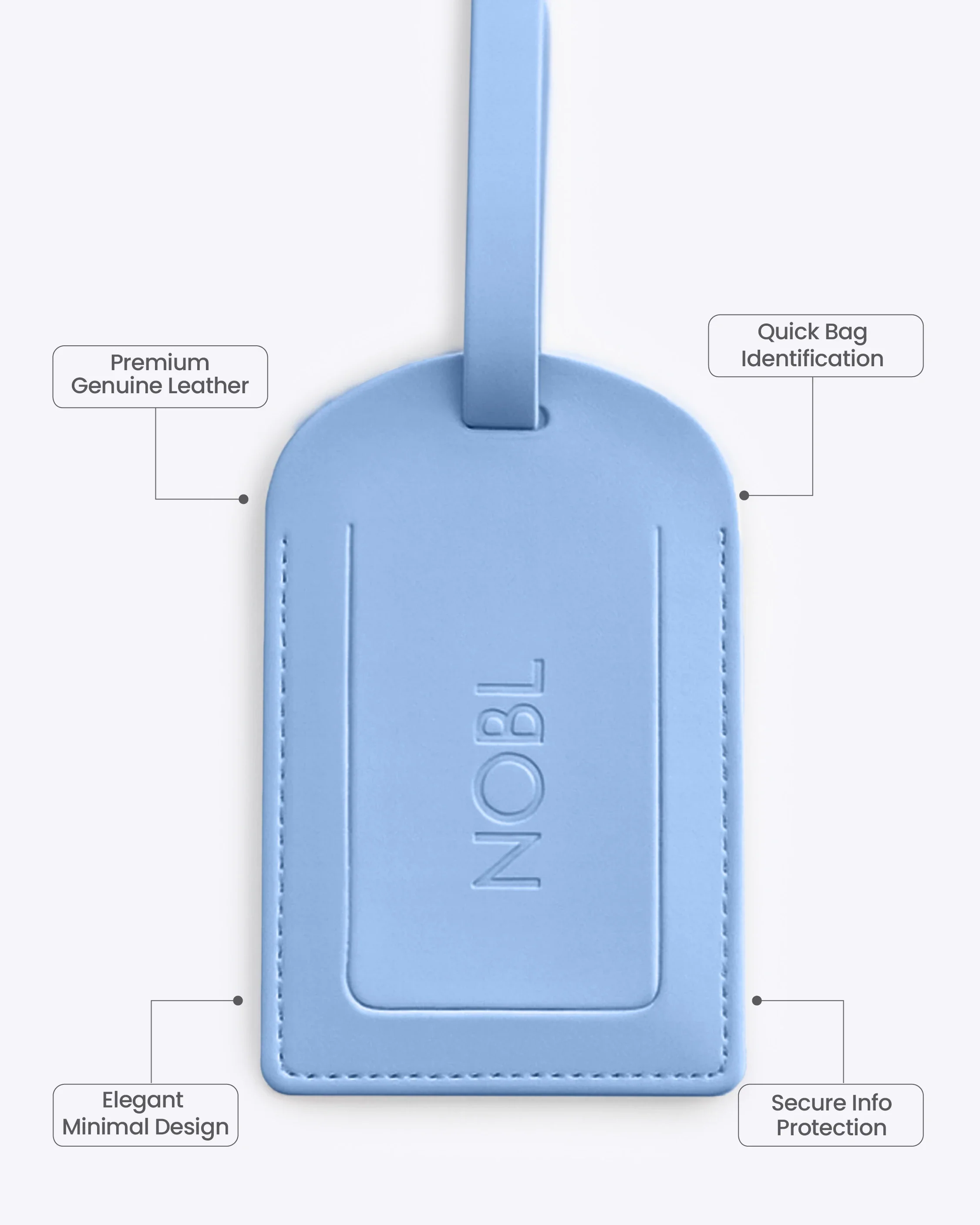 Leather Luggage Tag - Image 124
