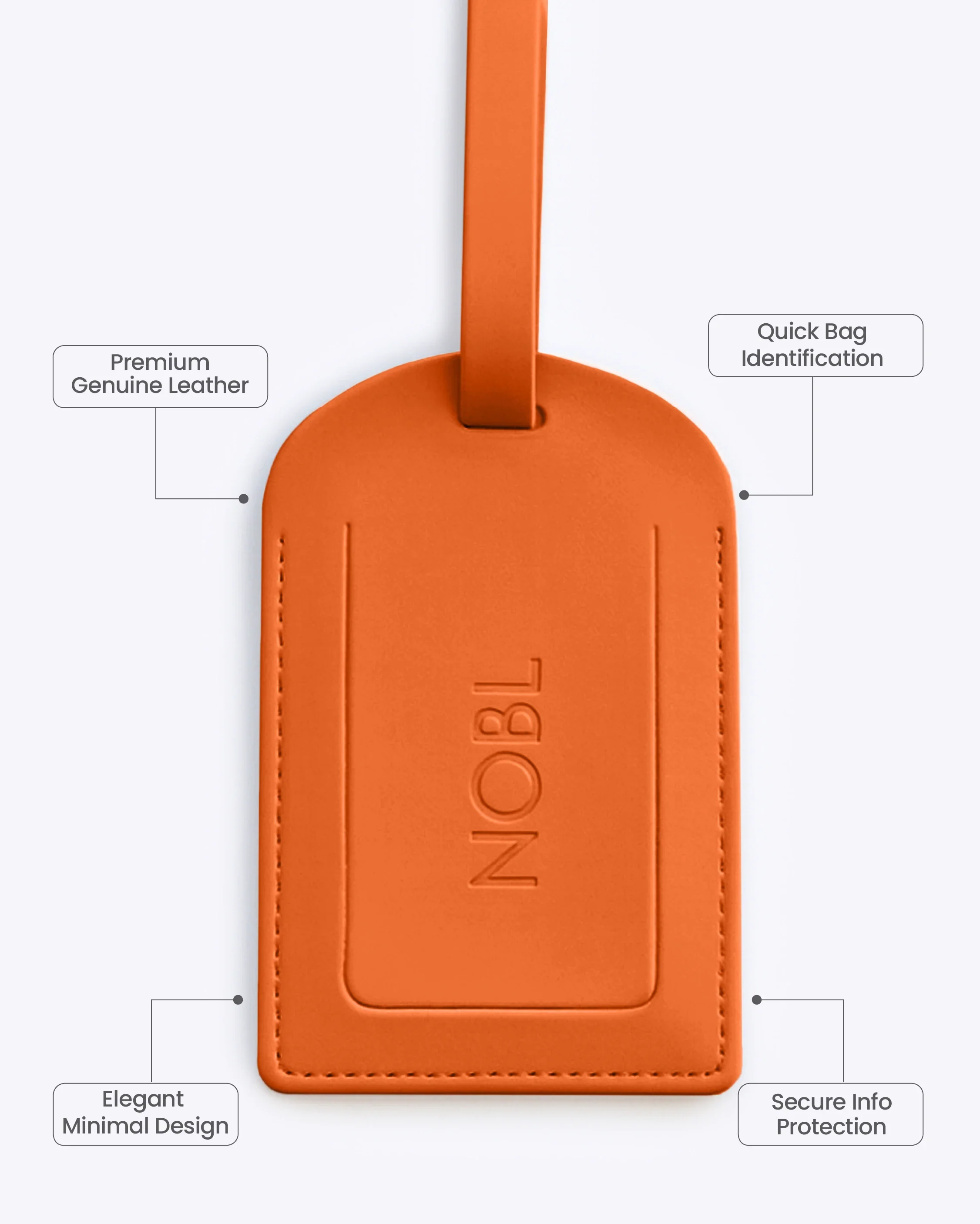 Leather Luggage Tag - Image 132