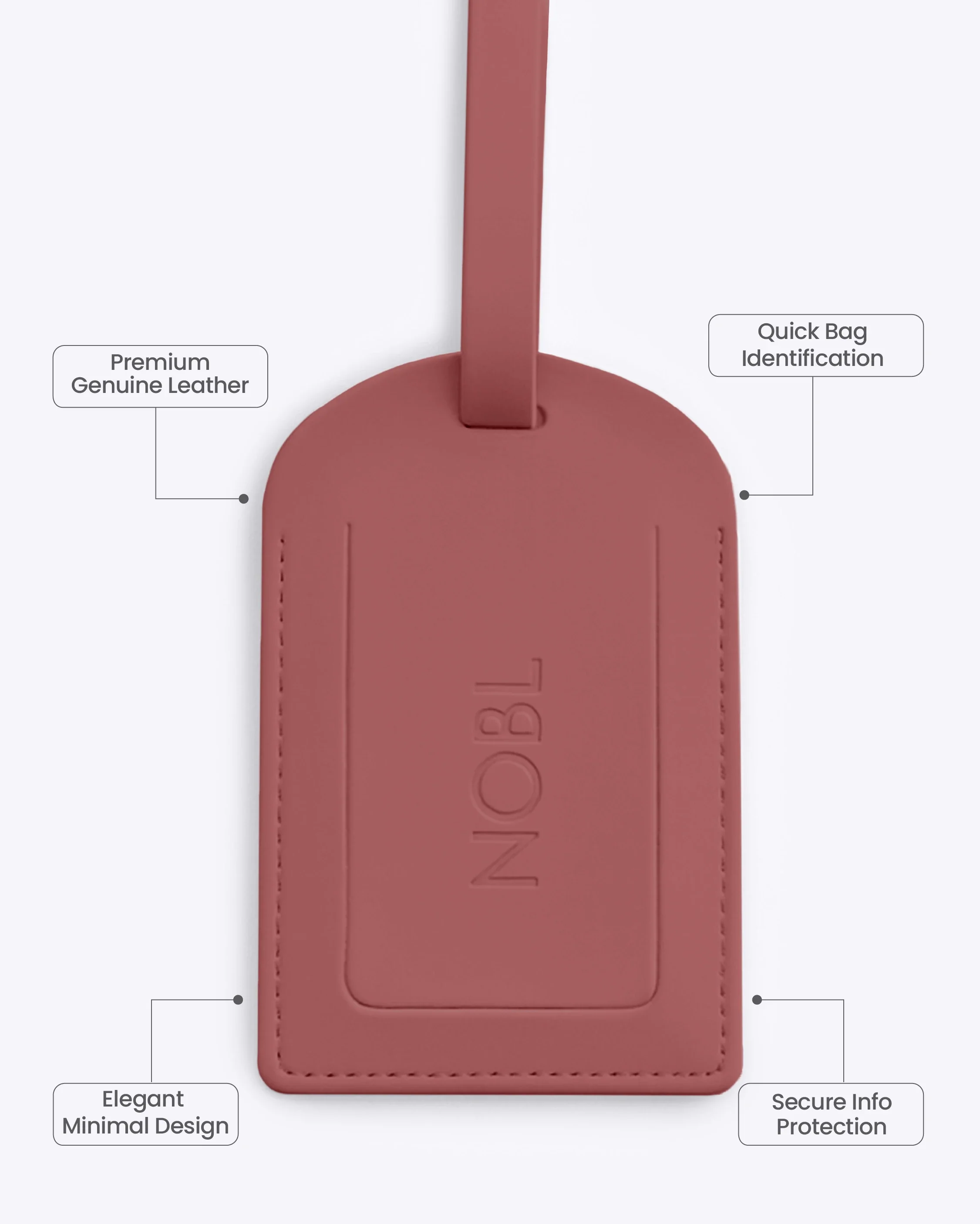 Leather Luggage Tag - Image 164